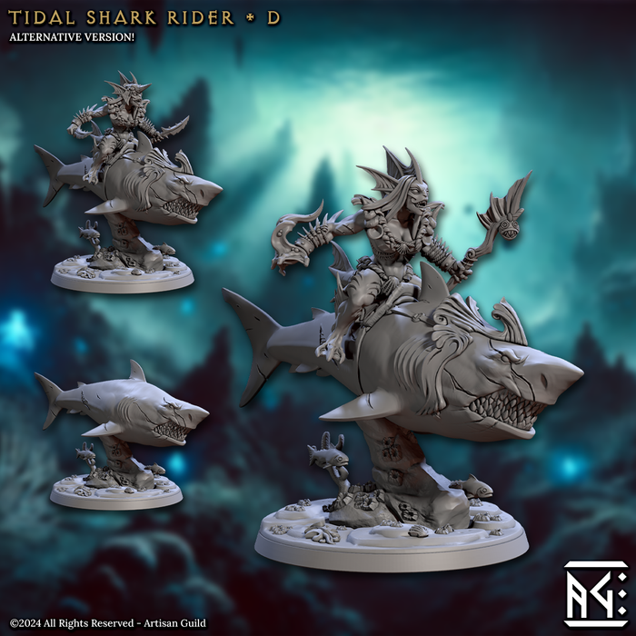 Tidal Shark Rider Cavalry D | Mirmidons of the Death-Tide | Artisan Guild