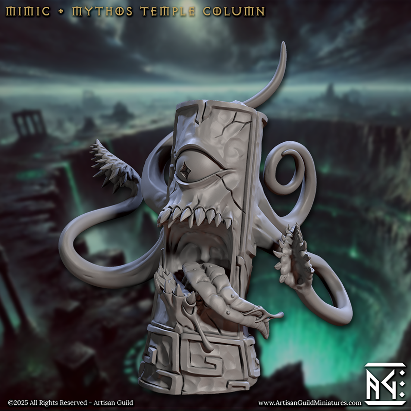 Mythos Temple Column Mimic | Descent into the Hive of the All-Seeing | Artisan Guild