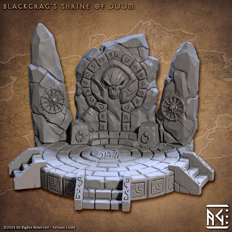 Blackcrag Orcs Miniatures (Full Set) | Fantasy D&D Miniature | Artisan Guild