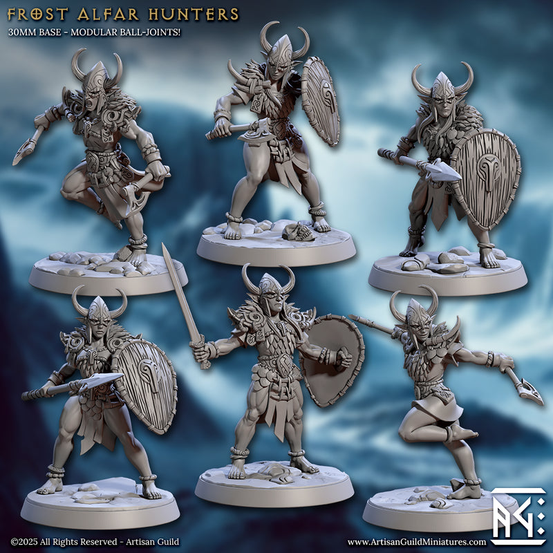 Frost Alfar Hunter Miniatures | Frost Alfar of Skutagaard | Artisan Guild