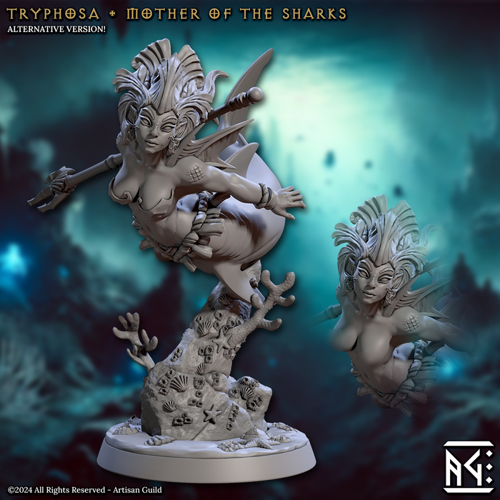 Mermaid Pin-Up Tryphosa | Mirmidons of the Death-Tide | Artisan Guild