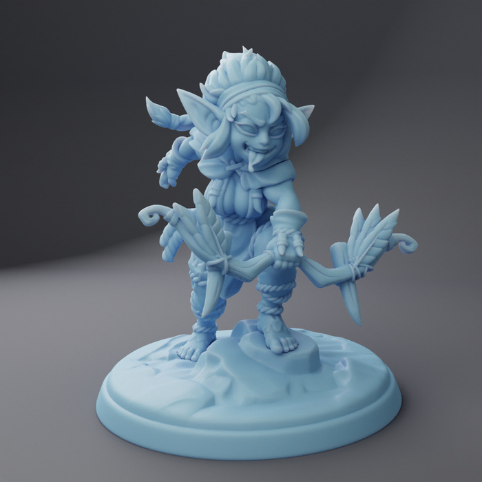 Stick the Goblin Ranger | Goblin Group Vol 2 | Fantasy Miniature | Twin Goddess Miniatures