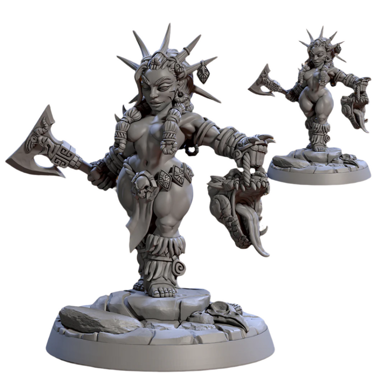 Dwarf Pin-Up Thyra Blood Priest | The Quest For Goldvein | Artisan Guild