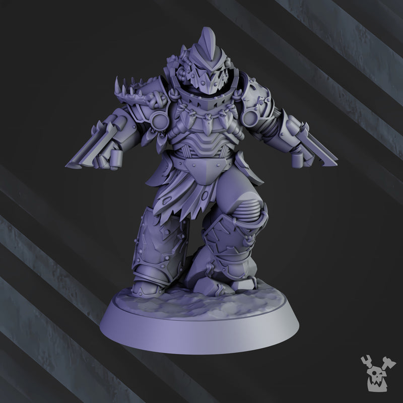 White Megaladon Clan Tangaroa 7 Ocean Beas | Battle Brothers | DakkaDakka