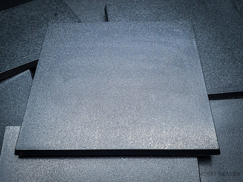 100mm Square Plain Plastic Bases