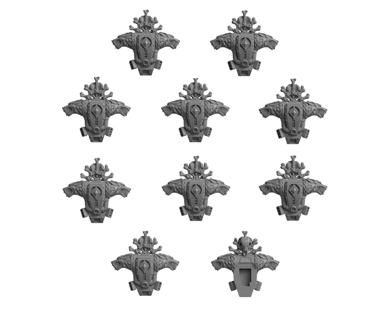Backpacks Pack 1 Primal Hounds Conversion Bits For 28mm 32mm Sci-fi Space Knights