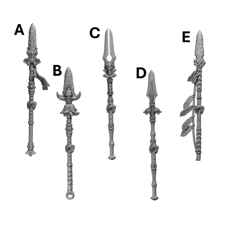 Spears Primal Hounds Conversion Bits For 28mm 32mm Sci-fi Space Knights