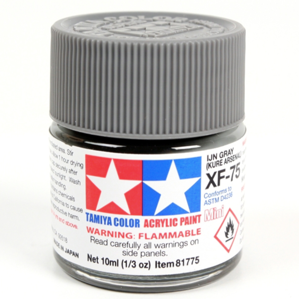 Tamiya Acrylic Paint Mini XF-75 IJN Grey Kure