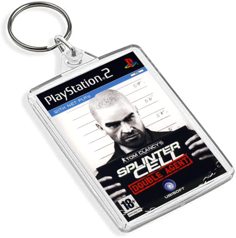 Retro Gaming Box Art Keyring - Gen VI P2 Console Style (Titles S-Z)