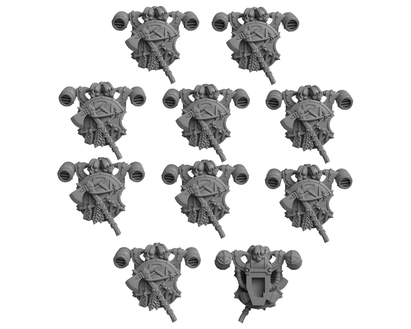 Backpacks Pack 2 Primal Hounds Conversion Bits For 28mm 32mm Sci-fi Space Knights