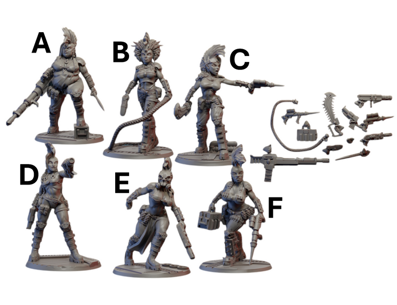 Punk Gang Miniatures | Chaotic Brotherhood | Ghamak