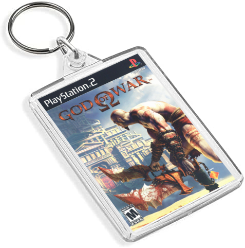 Retro Gaming Box Art Keyring - Gen VI P2 Console Style (Titles A-G)