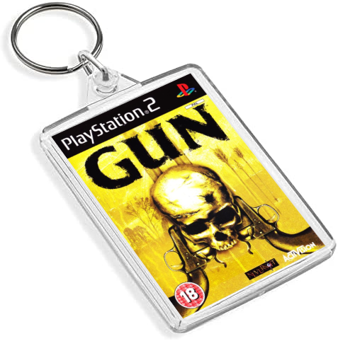 Retro Gaming Box Art Keyring - Gen VI P2 Console Style (Titles A-G)