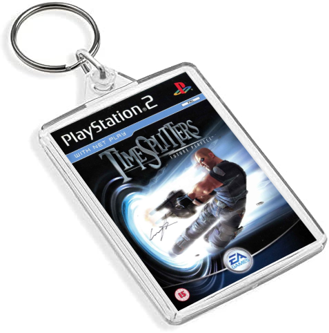 Retro Gaming Box Art Keyring - Gen VI P2 Console Style (Titles S-Z)