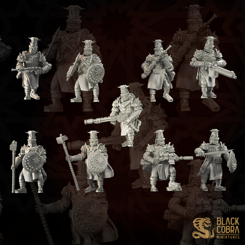 Elite Guard Miniatures | Iron Trenchers | Black Cobra Miniatures