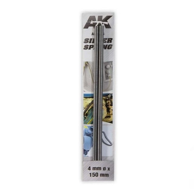 AK Interactive Silver Spring (4mm Diameter X 150ml Length) (AK9186)