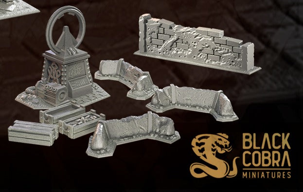 Arabic Ruins Scenery | Black Cobra Miniatures