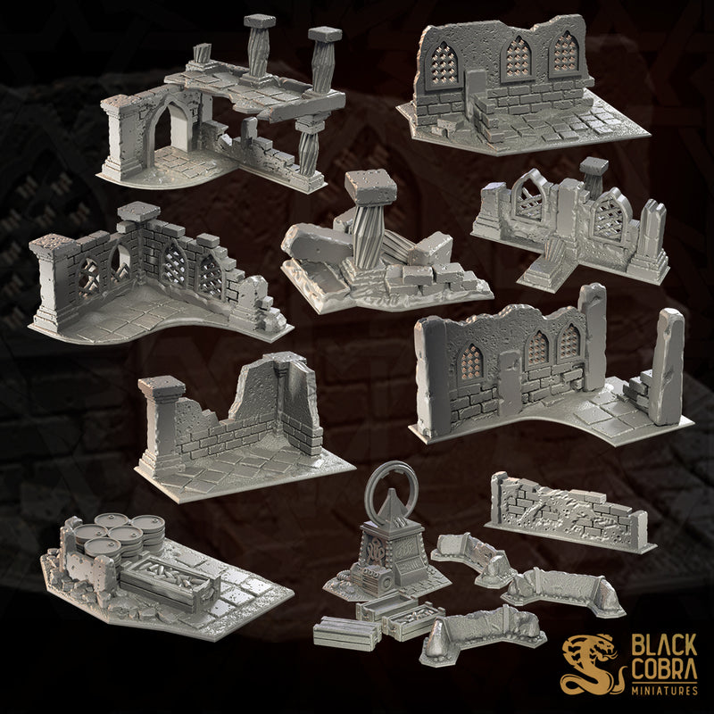 Arabic Ruins Scenery | Black Cobra Miniatures
