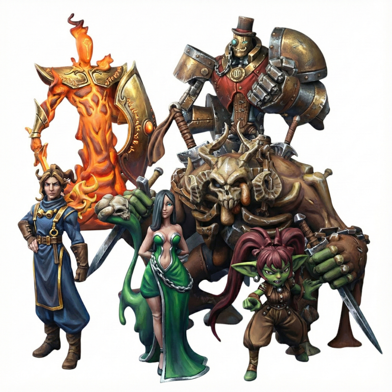 Golem Maker Miniatures | Twin Goddess Miniatures