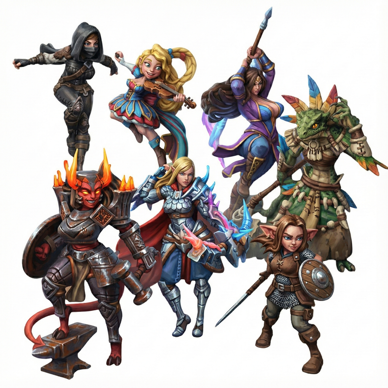 Adventurer Miniatures | Twin Goddess Miniatures | Feb '23