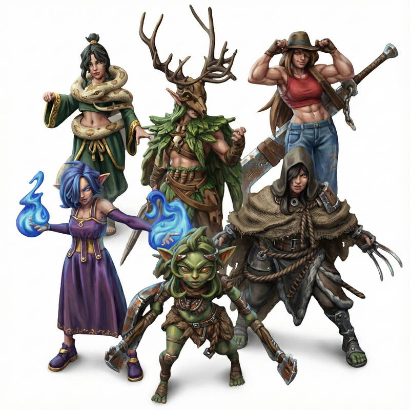 Modern and Ancient Fantasy Miniatures | Twin Goddess Miniatures