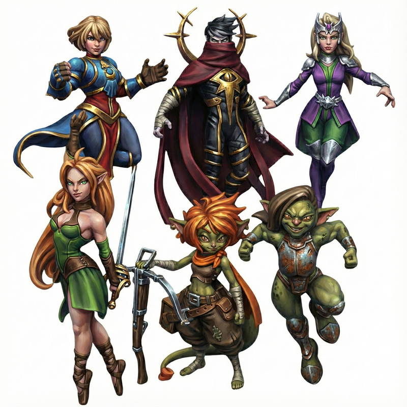 Super Hero Miniatures | Fantasy Miniature | Twin Goddess Miniatures