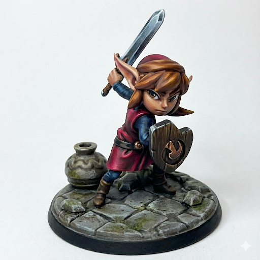 Plink Goblin Warrior | Goblin Party | Fantasy Miniature | Twin Goddess Miniatures