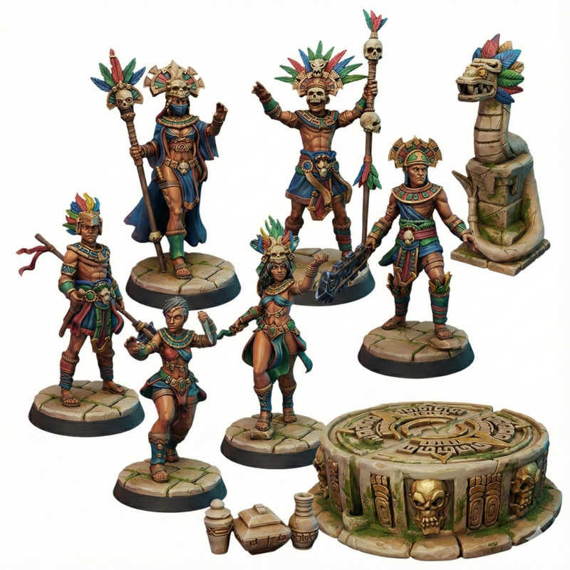 Aztec Miniatures | Galaad Miniatures