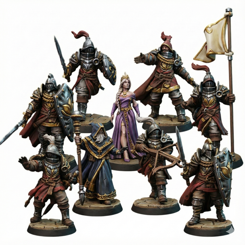 Escort the Queen Miniatures | Fantasy Miniature | Galaad Miniatures