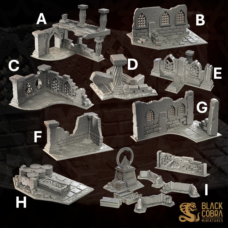 Arabic Ruins Scenery | Black Cobra Miniatures