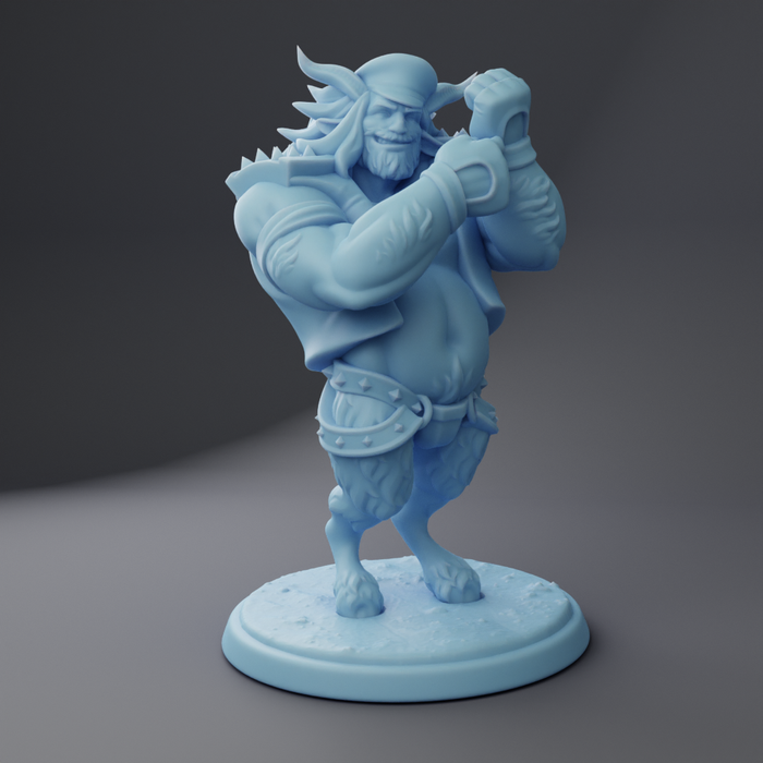 Satyr Starboy | Fantasy Western | Fantasy Miniature | Twin Goddess Miniatures