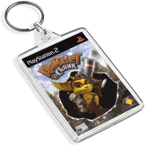 Retro Gaming Box Art Keyring - Gen VI P2 Console Style (Titles H-R)
