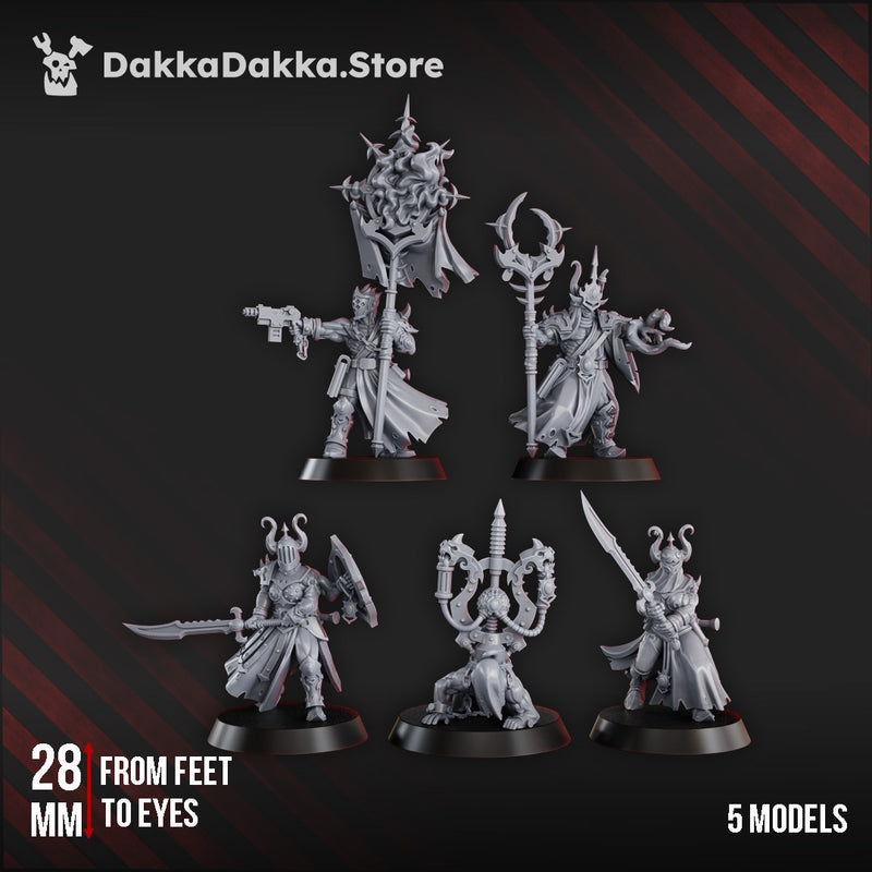 K.I.N.K. Castle 2nd Executant Miniatures | Grimdark Proxy Miniature | Ghamak