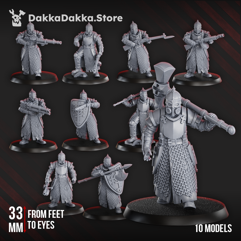 Holy Steel Battalion Miniatures | Steel Union | DakkaDakka
