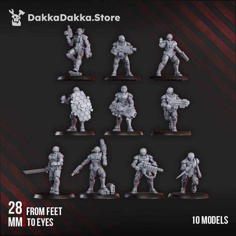 Doomsday Lab Killer Miniatures | Imperial Soldiers | DakkaDakka