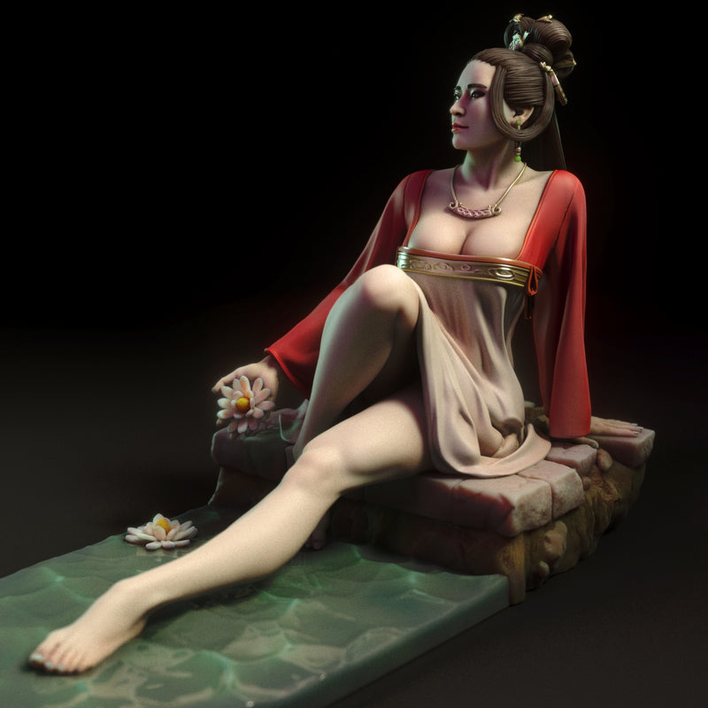 Mei | Pin-Up Statue Fan Art Miniature Unpainted | Torrida Minis
