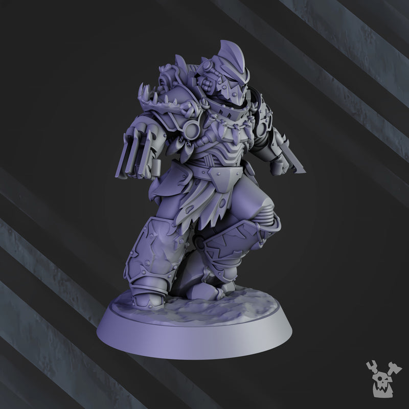 White Megaladon Clan Tangaroa 7 Ocean Beas | Battle Brothers | DakkaDakka