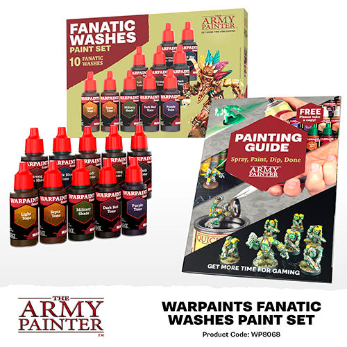 Warpaints Fanatic Washes Paint Set | The Army Painter