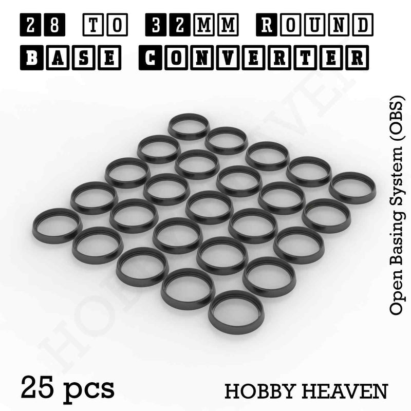 Round Bases Size Converters Round to Round 3d Print Full Range