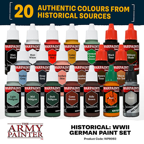Warpaints Fanatic World War II German Paint Set | The Army Painter