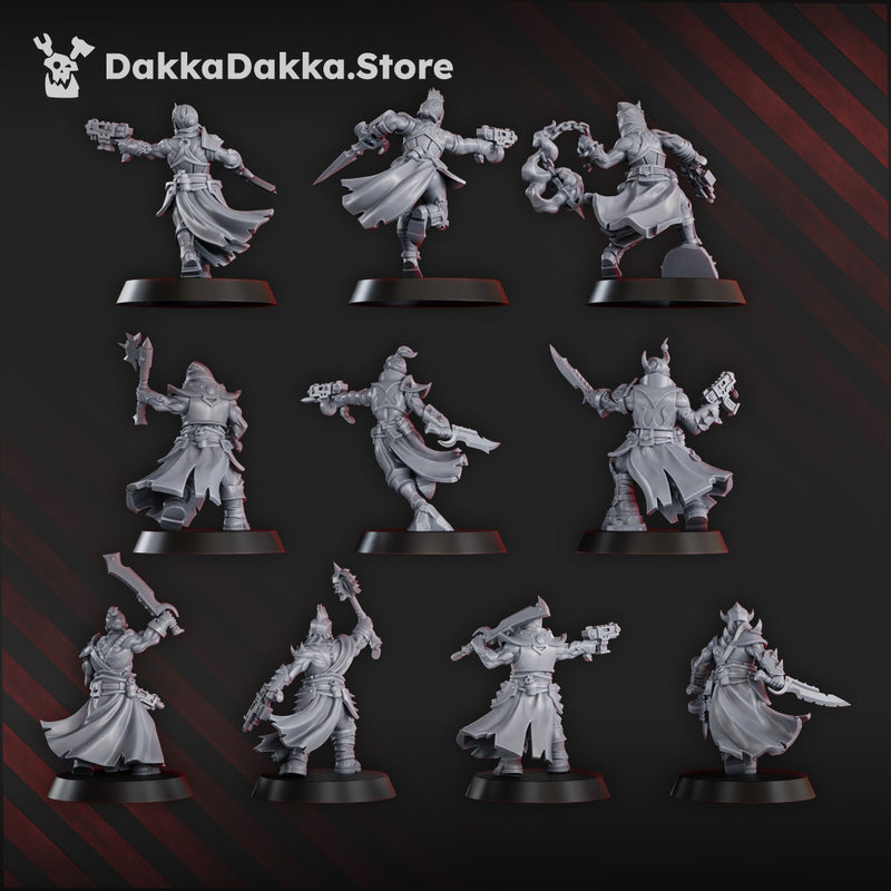 K.I.N.K. Castle Executant Miniatures | Grimdark Proxy Miniature | Ghamak
