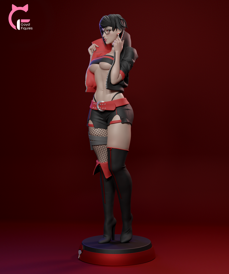 Sarada | Pin-Up Statue Fan Art Miniature Unpainted | Goyd Figures