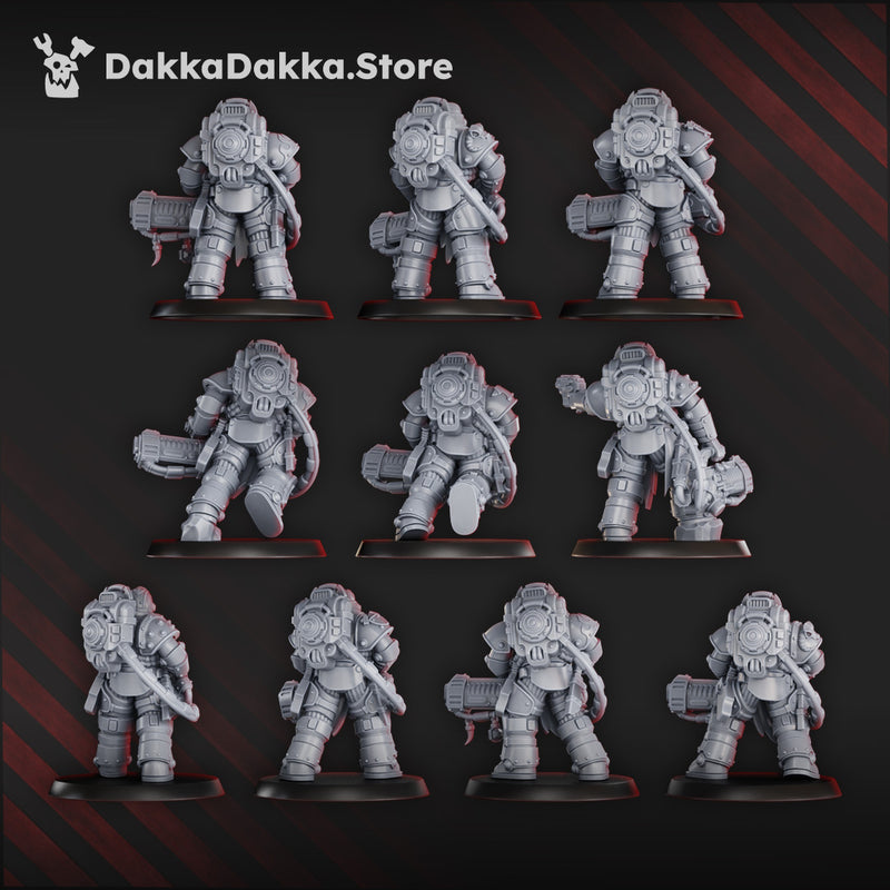 Ignisaurus Clan Team Pulsarum Squad | Battle Brothers | DakkaDakka