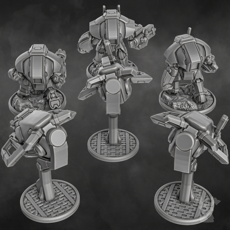 Shadow Combat Suits | Greater Good | DakkaDakka | Sci-Fi Grimdark Wargaming Miniature 28mm 32mm