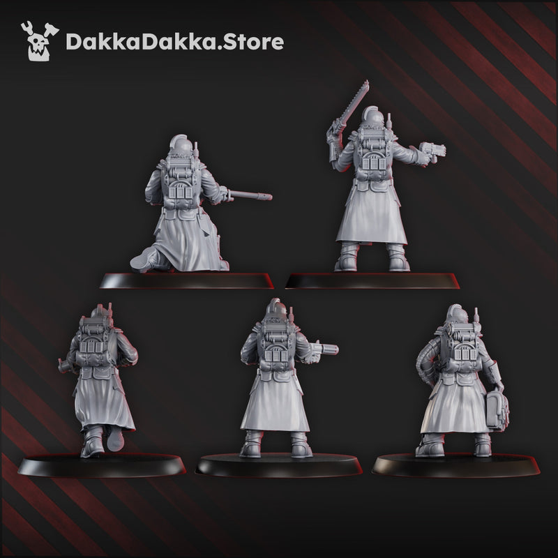 2nd Death Division Grenadier Squad Miniatures | Imperial Soldiers | DakkaDakka