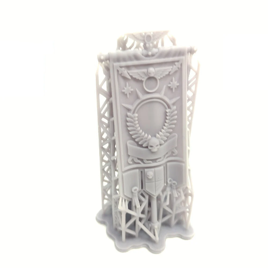 1x Space Warrior Banner w/ Left Arm | Sci-Fi Grimdark Custom Bitz Wargaming Miniatures 28mm 32mm