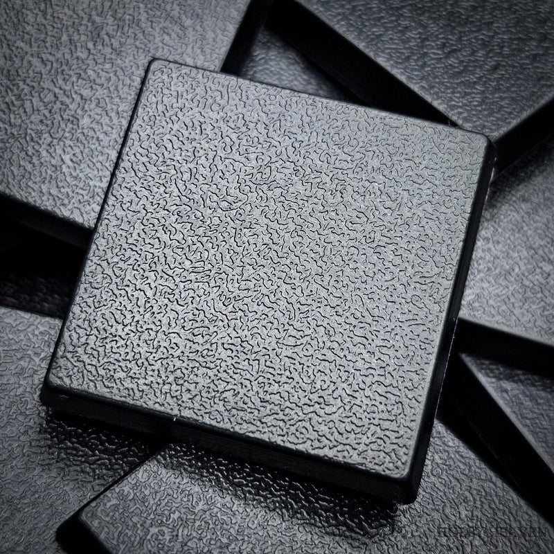 30mm Square Plain Plastic Bases