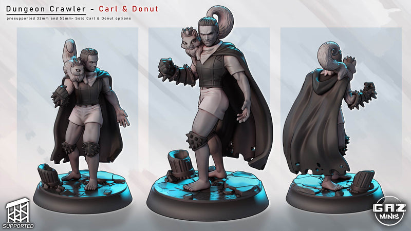 Dungeon Crawler | Fantasy Pin-Up | Gaz Minis