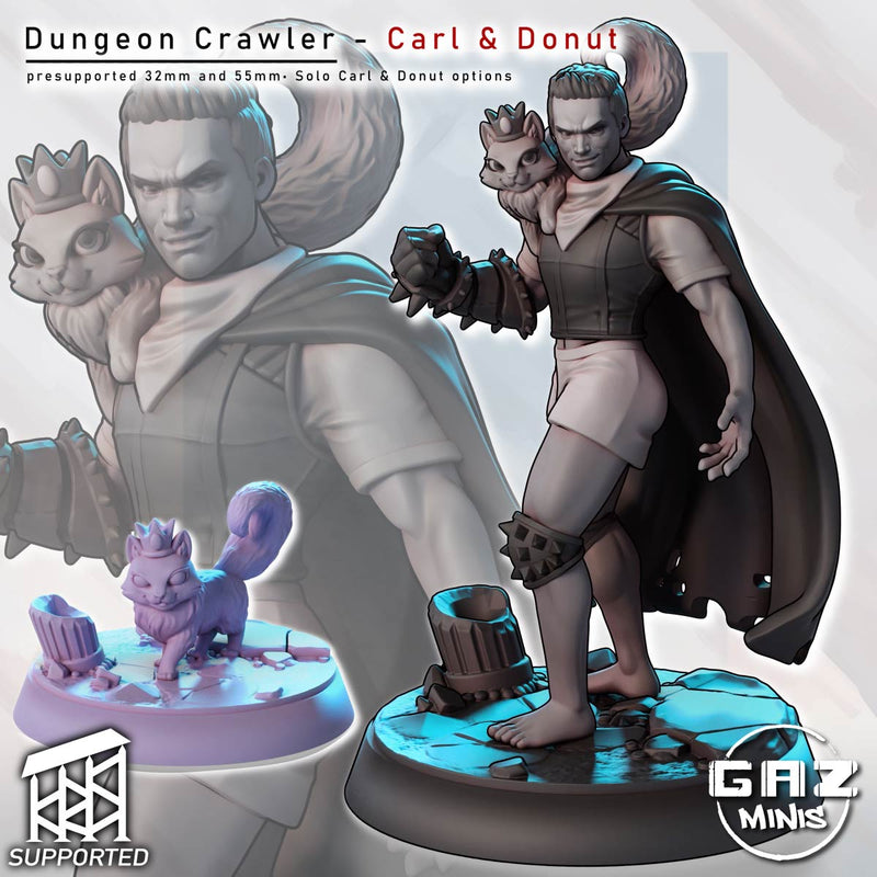 Dungeon Crawler | Fantasy Pin-Up | Gaz Minis