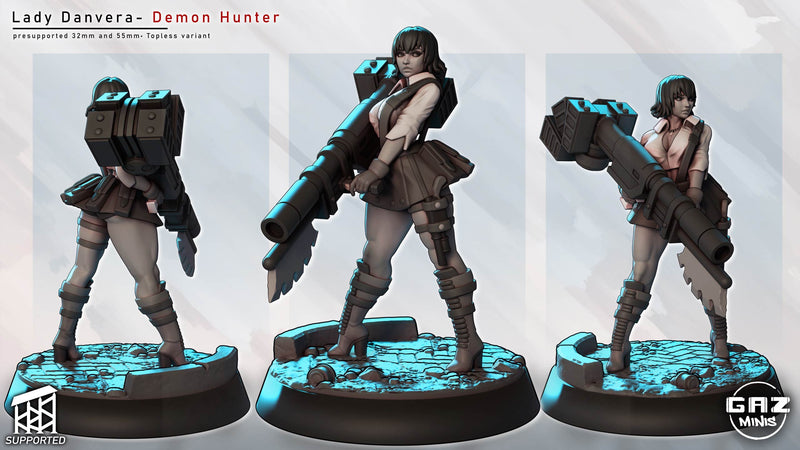 Blade Dancer Ayame | Fantasy Pin-Up Miniature | Gaz Minis
